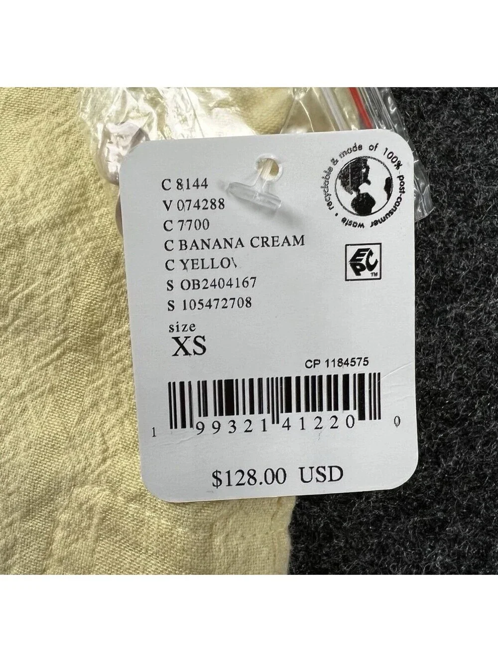 NEW FREE PEOPLE Fallon Pant Set Women's Size XS Banana Cream